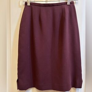 Preview Collection Deep Burgundy Pencil Skirt,2P